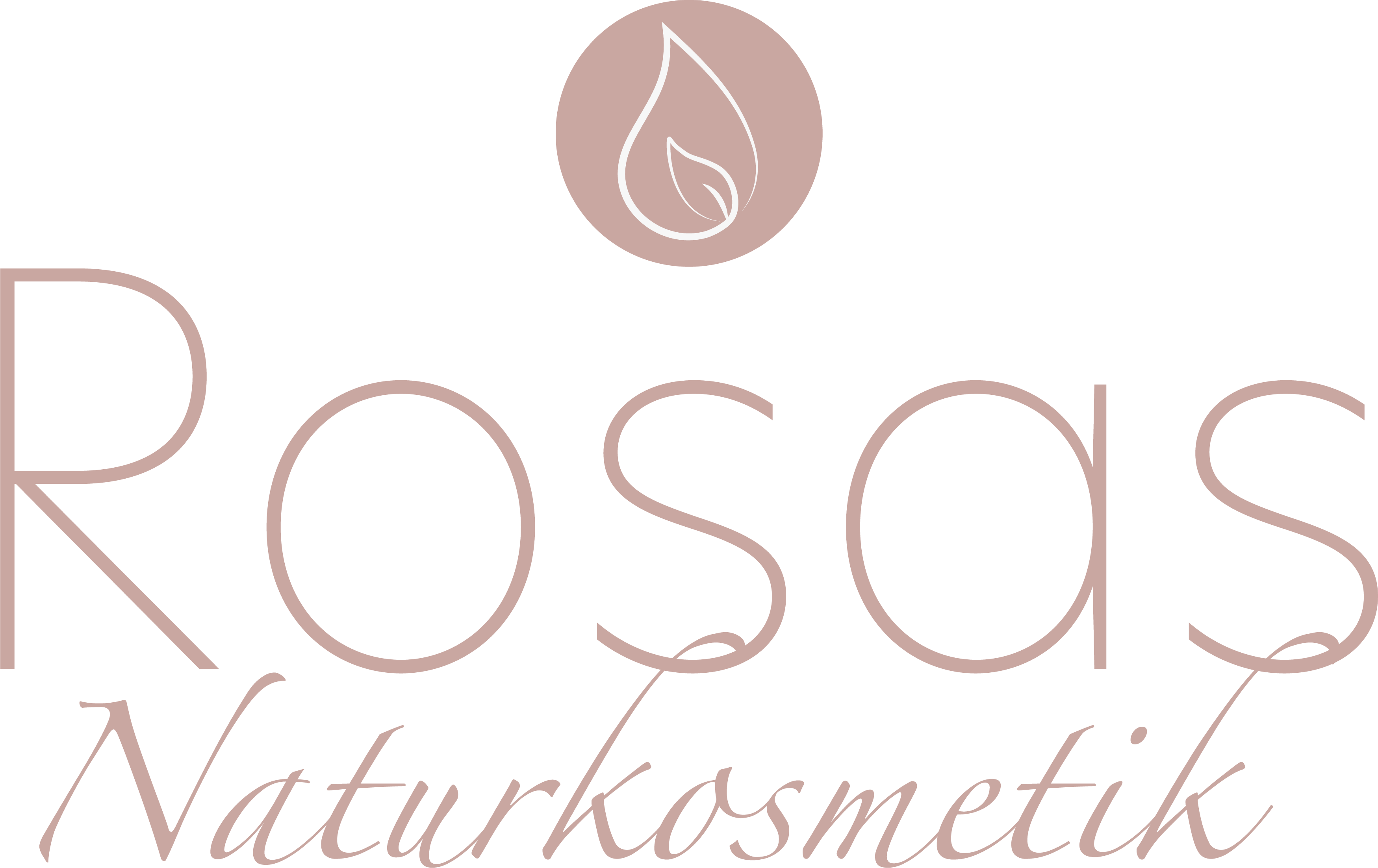 Rosas persönliche wirksame hochwertige Naturkosmetik Logo